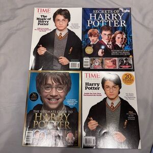 Harry Potter Magazines Time Anniversary Spotlight 4 Pc 20 Years Special Edition